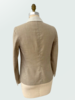 WOOL-SILK-LINEN DOUBLE FACE JACKET: BEIGE