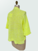 OPEN WEAVE COTTON CARDIGAN YELLOW