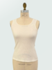 CASHMERE CREW NECK TOP: WHITE