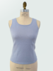 CASHMERE CREW NECK TOP: LIGHT BLUE