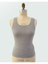 CASHMERE CREW NECK TOP: PEARL
