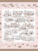 CASHMERE PRINTED SCARF: PALIO DI SIENA: PINK