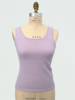CASHMERE CREW NECK TOP: LILAC