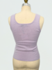 CASHMERE CREW NECK TOP: LILAC