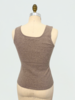 CASHMERE CREW NECK TOP: BEIGE