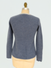 CASHMERE  2-TONES EMBELLISHED JACKET : DENIM