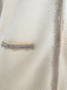 CASHMERE 2-TONES EMBELLISHED JACKET : IVORY