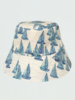 PRINTED SILK HAT: REGATTA : BLUE
