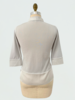 COTTON SHIRT JACKET WITH SILK: PEARL