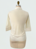 COTTON SHIRT JACKET WITH SILK: IVORY