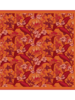 PRINTED CASHMERE SCARF: ZANZIBAR: ORANGE