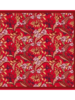 PRINTED CASHMERE SCARF: ZANZIBAR: RED
