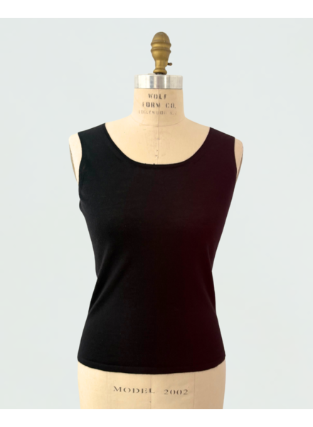 SUPERFINE CASHMERE SHELL BLACK
