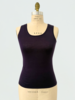 SUPERFINE CASHMERE SHELL - PURPLE