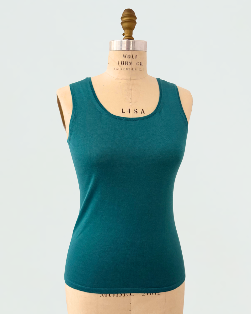 SUPERFINE CASHMERE SHELL - EMERALD