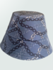 PRINTED SILK HAT: DEVON: BLUE