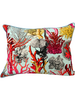LINEN PILLOW CORAL: TURQUOISE 16"x20"