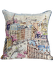 LINEN PILLOW PARIS : LIGHT BLUE: 21"x21"