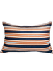 LINEN PILLOW POLO. BLUE, 12"x18"