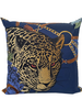 SILK PRINTED  PILLOW ON BOTH SIDE : ZAMBIA PILLOW : 21" X 21"