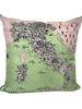 SILK PRINTED PILLOW ON BOTH SIDE: 16" X 16": MAP OF ITALY