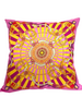 SILK PILLOW FIRENZE: HIBISCUS: 21"x21"