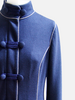 PEA COAT WITH TOGGLES: MIDNIGHT BLUE