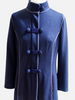 PEA COAT WITH TOGGLES: MIDNIGHT BLUE