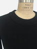 CASHMERE CREW NECK WITH JEWEL KNIT DETAIL: BLACK
