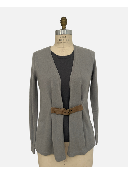 SWEATER WITH ATTACHED SHELL, STONE-SLATE