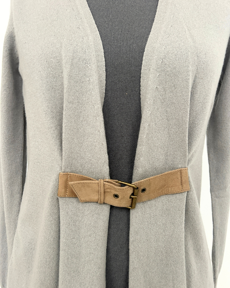 SWEATER WITH ATTACHED SHELL, STONE-SLATE