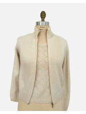 FRANCESCA BASKET WEAVE TWIN SET: IVORY