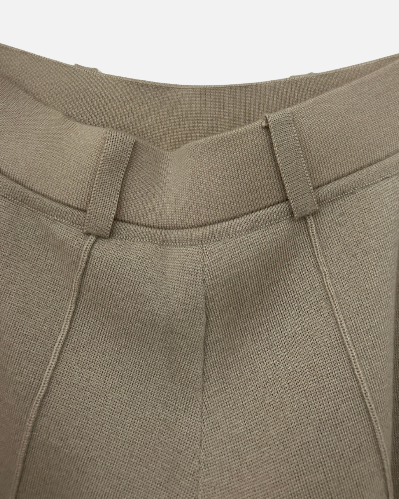 KNIT PANTS: SAND