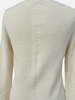 CASHMERE SHORT BUTTON FRONT CARDIGAN WITH TANK: IVORY