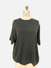 CO-CASHMERE TSHIRT: CHARCOAL