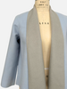 DF CASHMERE SHAWL COLLAR JKT: LIGHT BLUE-PEARL