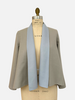 DF CASHMERE SHAWL COLLAR JKT: LIGHT BLUE-PEARL