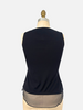 TANK WITH SILK, NAVY