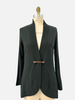CASHMERE HIGH-LOW CARDIGAN, GREEN