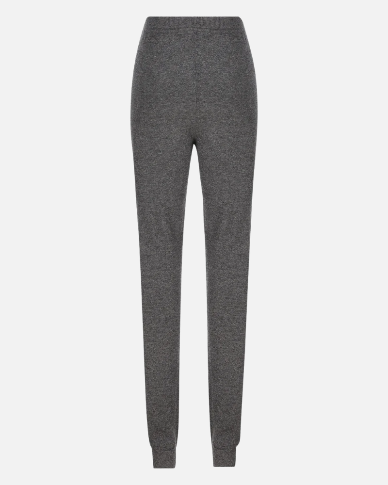 WOOL JERSEY LEGGING: GRAY