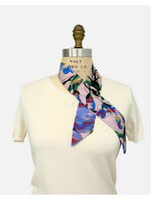 SILK TWILLY: SICILY PRINT: PINK -32" x 3"