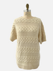 CASHMERE SWEATHER W/ BRAIDED DETAILS, IVORY