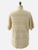 CASHMERE SWEATHER W/ BRAIDED DETAILS, IVORY