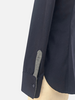 SHIRT WITH KNIT DETAIL: NAVY