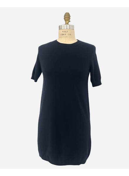 CASHMERE DRESS: MIDNIGHT BLUE