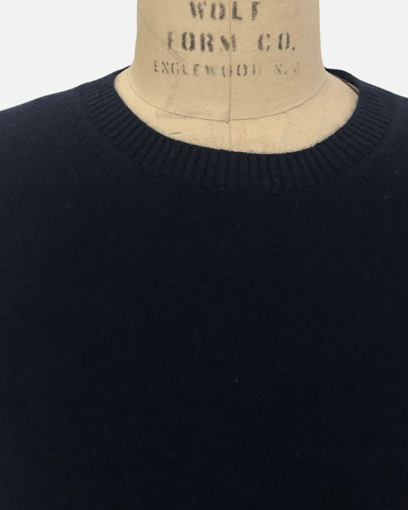 CASHMERE DRESS: MIDNIGHT BLUE