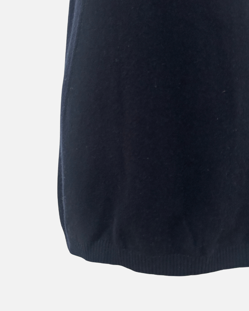 CASHMERE DRESS: MIDNIGHT BLUE