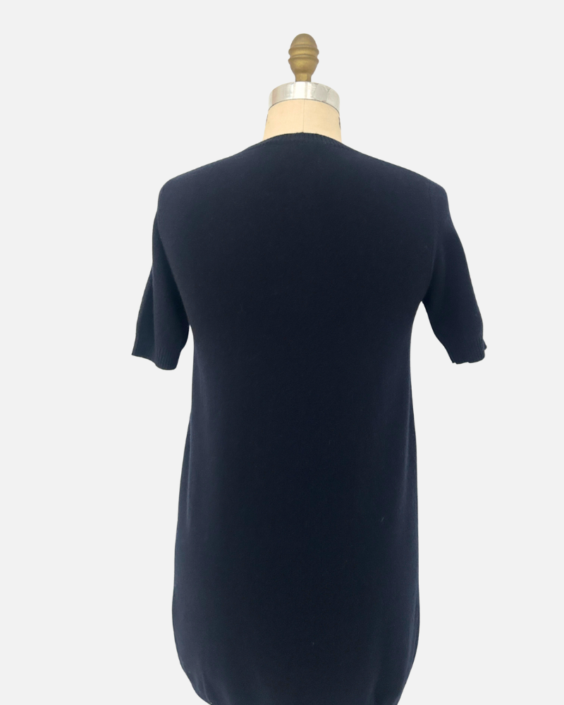 CASHMERE DRESS: MIDNIGHT BLUE