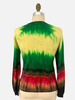 SUPERFINE LIGHT WEIGHT CREW SWEATER: ZANZIBAR  TIE DYE
