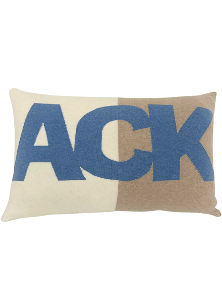 ACK PILLOW: 16" X 24": BLUE